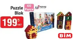 UJ TOYS PUZZLE BLOK 60 PARÇA fiyat ve kampanya bilgisi